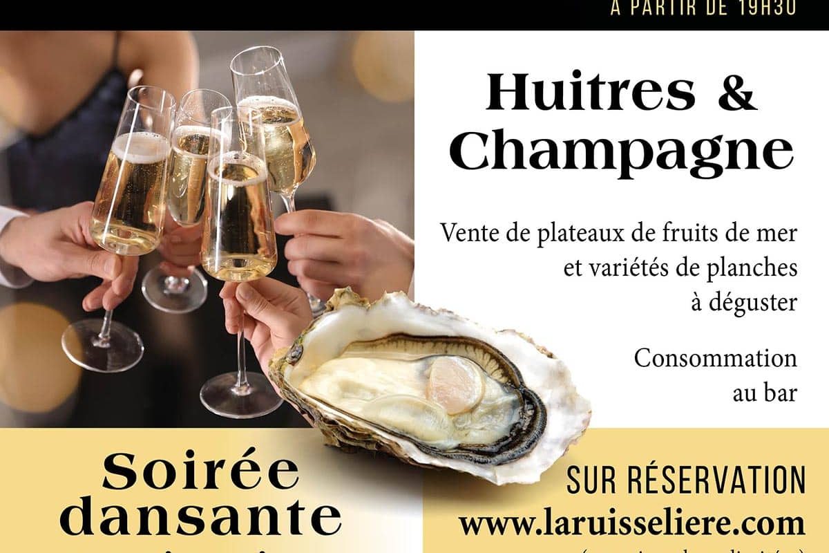 Soirée huître et champagne